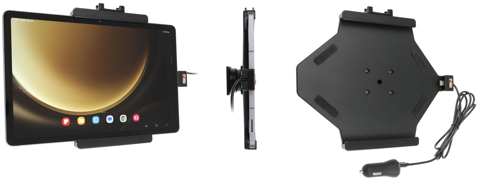 Brodit Aktive Halter Samsung Tab S9 FE/S10 FEUSB zig.stecker