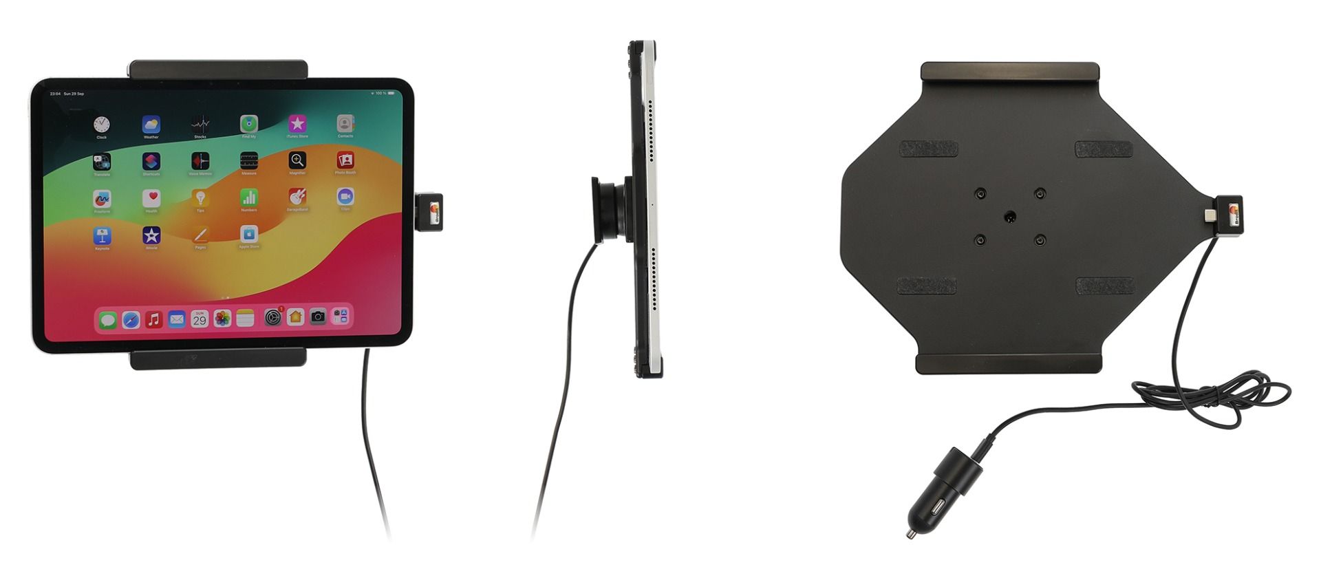 Brodit Aktive Halter Apple iPad Pro 11 - 2024USB zig.stecker