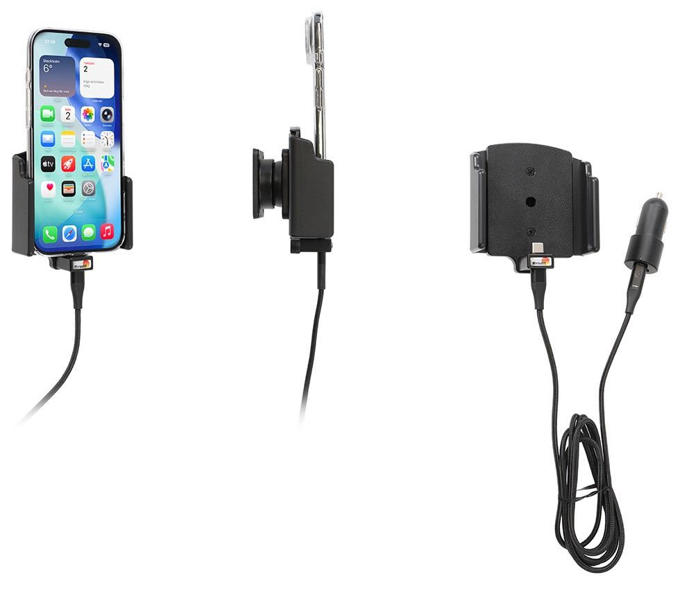 Brodit einstellbar(70-83/2-10mm)  iPhone Air USB sig