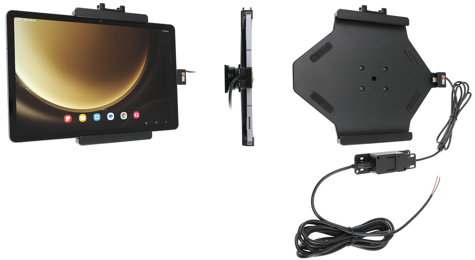 Brodit Festeinbau Halterung Samsung Tab S9 FE / S10 FE
